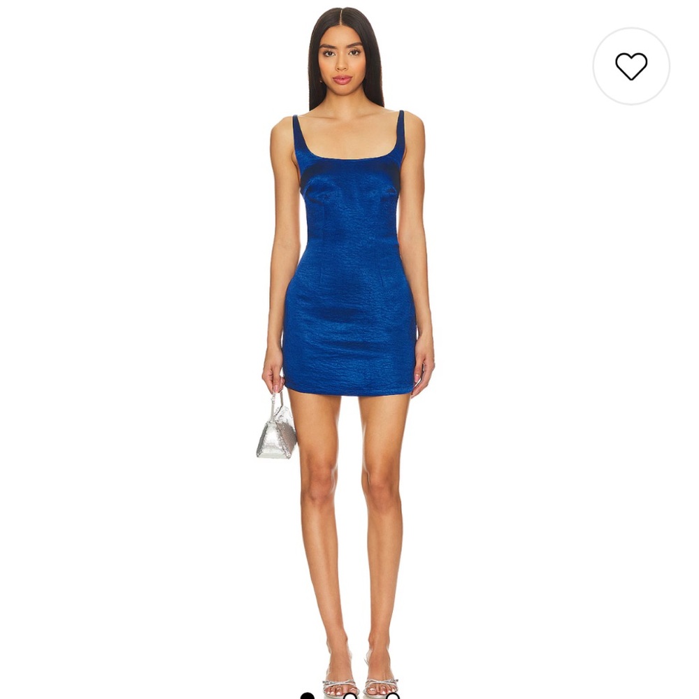 Revolve Amelia Open Back Mini Dress in Navy